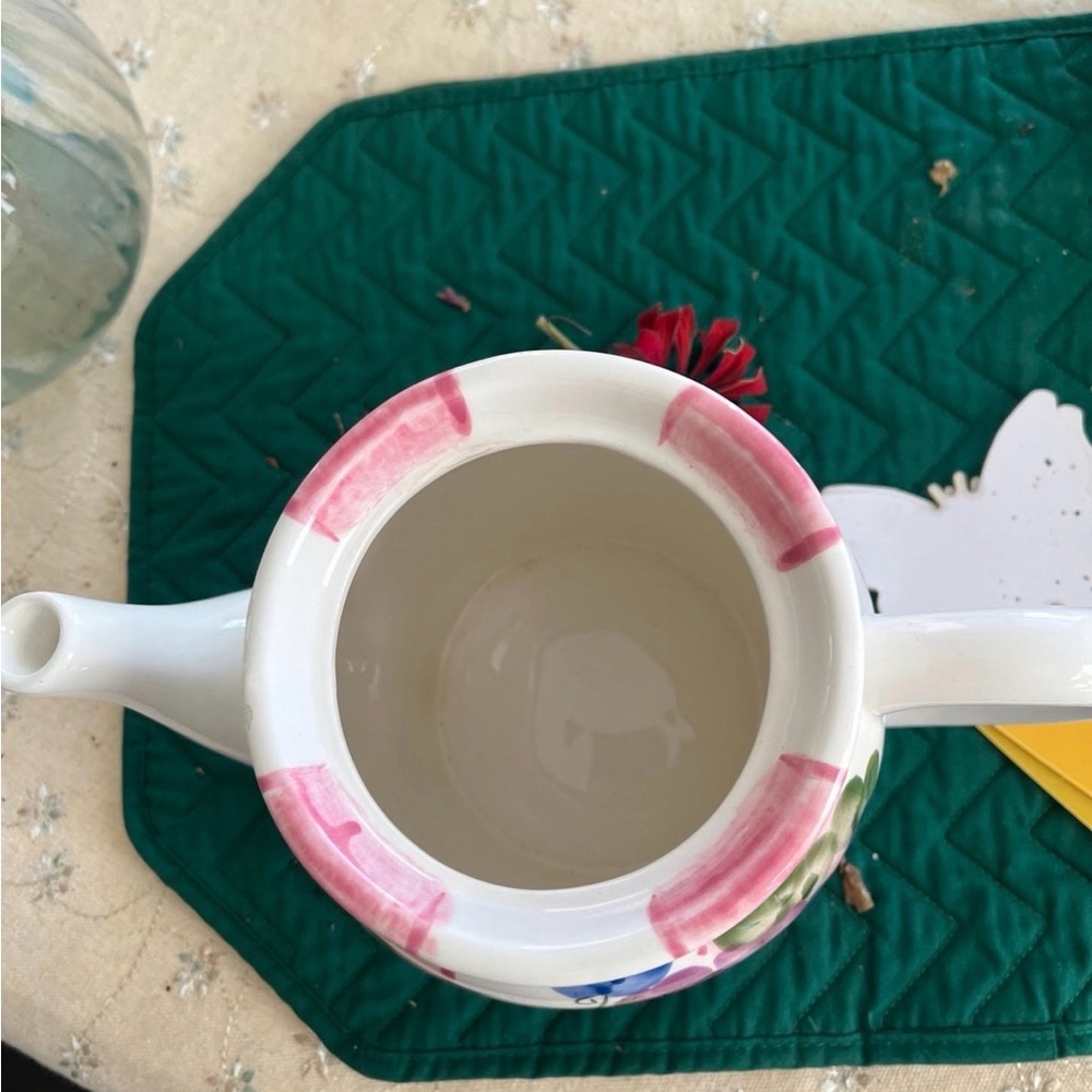 Floral Ceramic Teapot - Picture 2 of 5